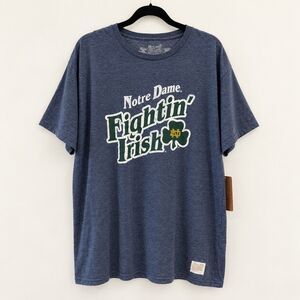 NWT {Original Retro Brand} Notre Dame Fighting Irish short-sleeve crewneck t-shi